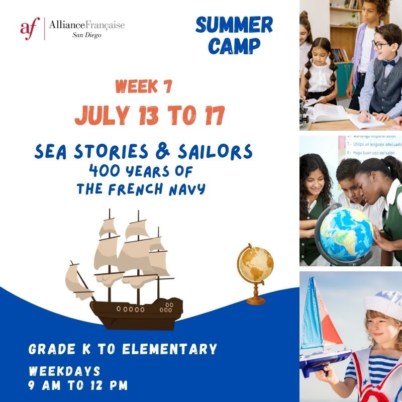 Week 7 - Sea Stories and Sailors - July 13 to 17