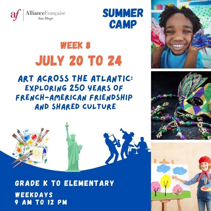 Week 8 - Art across the Atlantic - July 20 to 24