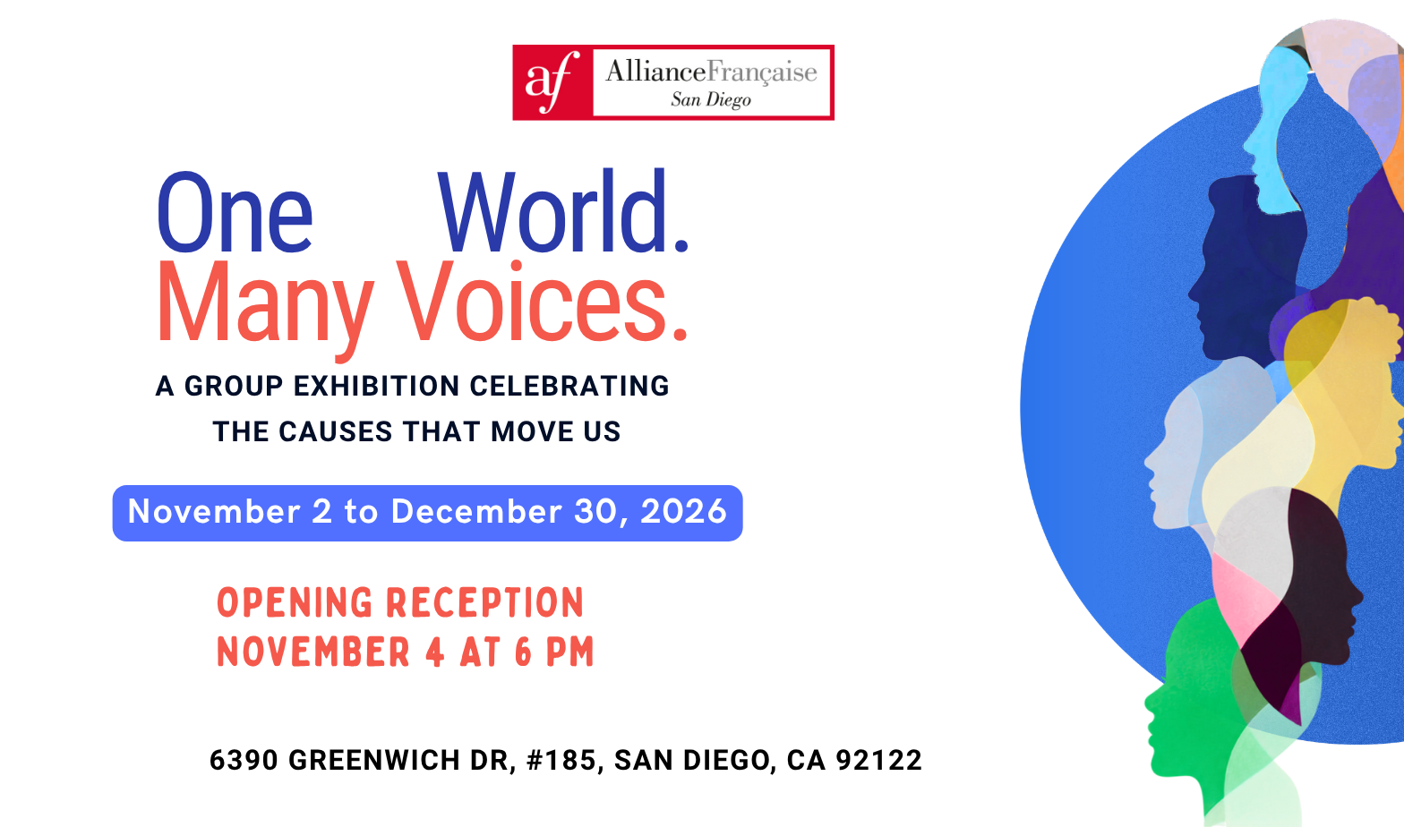 Opening Reception – One World. Many Voices.