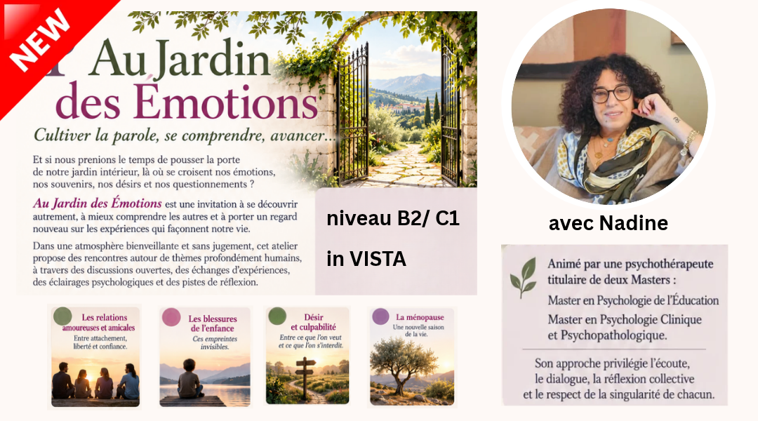 Au Jardin des Émotions – atelier 2: Les blessures de l'enfance