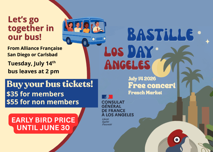 Day trip in Bus to Los Angeles Bastille Day