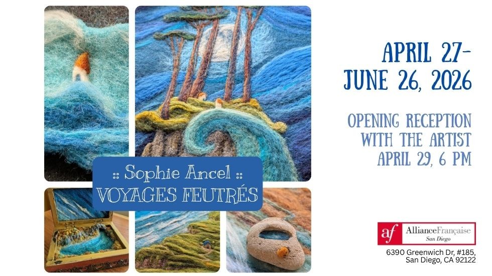 Sophie Ancel's solo exhibition Voyages Feutrés (Felted Voyages)