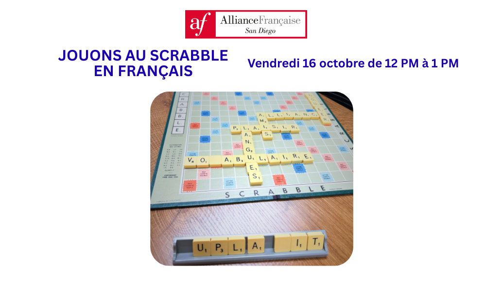 Jouons au Scrabble en Français
